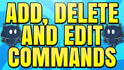 How to Add, Delete and Edit Nightbot Commands as a Moderator .